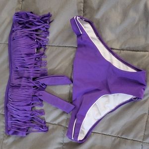 New Fringe Bikini two piece set.